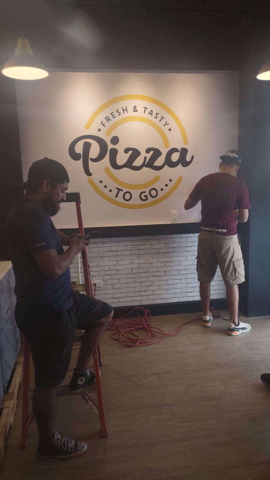 Impresión digital pizza