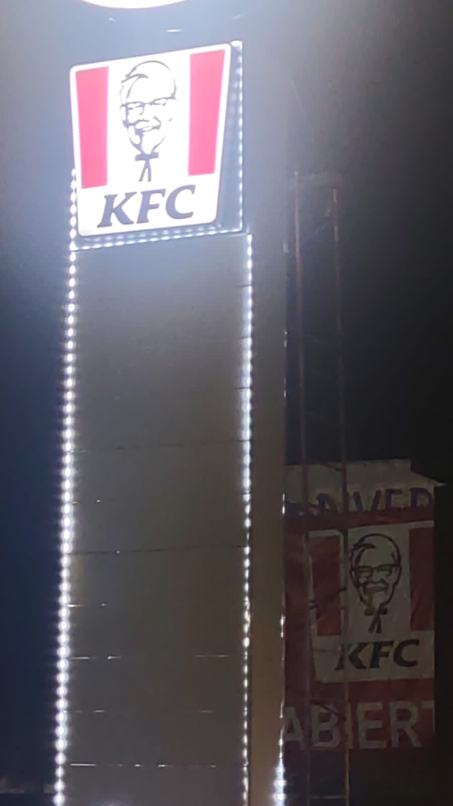 Kfc letrero
