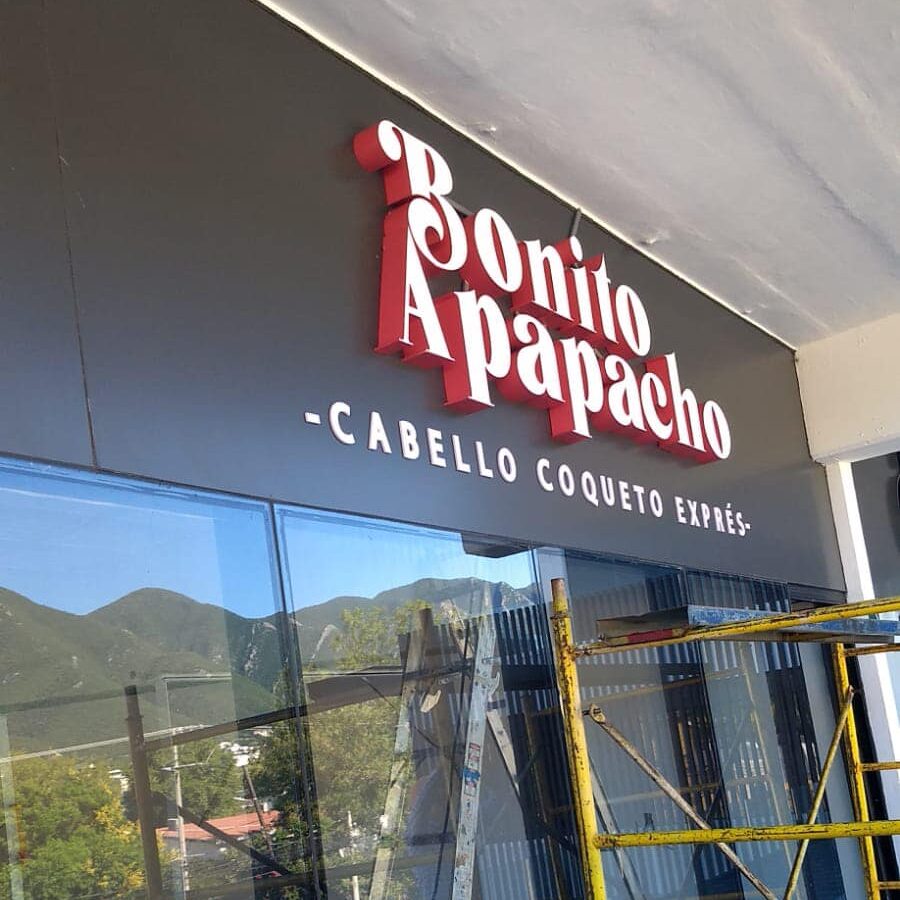 Letras 3D para restaurante en Monterrey